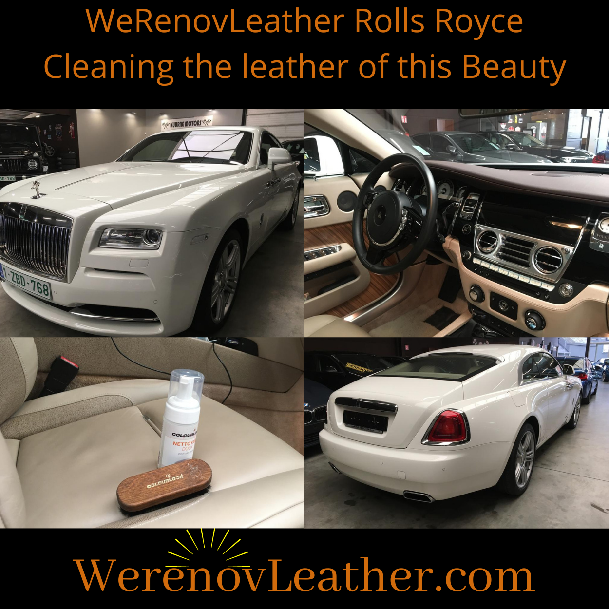 reinigen leder Rolls Royce